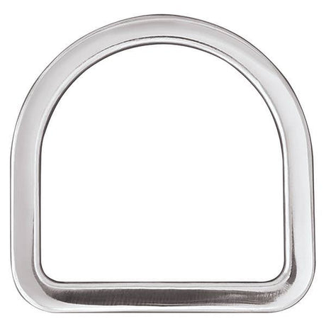 Long Flat Saddle Dee Stainless Steel, 3-1/2"