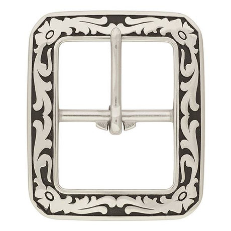 04411 Floral Clipped Corner Buckle