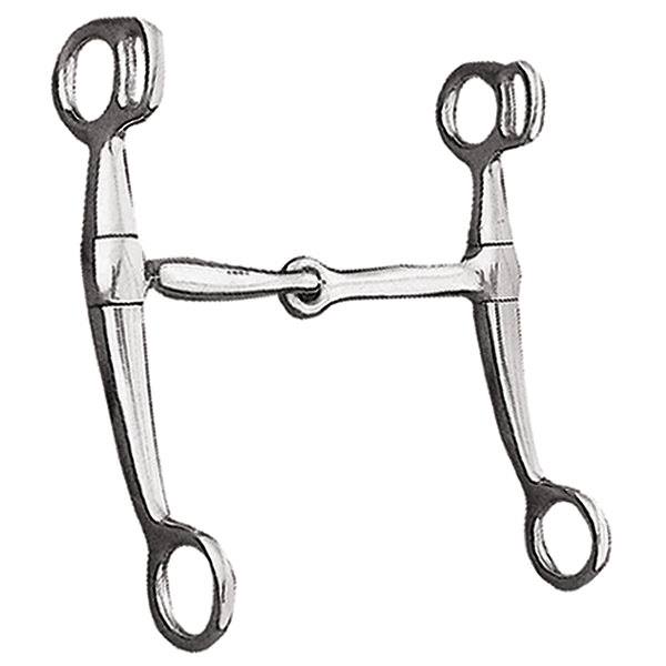 Tom Thumb Snaffle Bit with 5" Mouth, Stainless Steel
