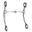 Tom Thumb Snaffle Bit, 5" Mouth, Stainless Steel
