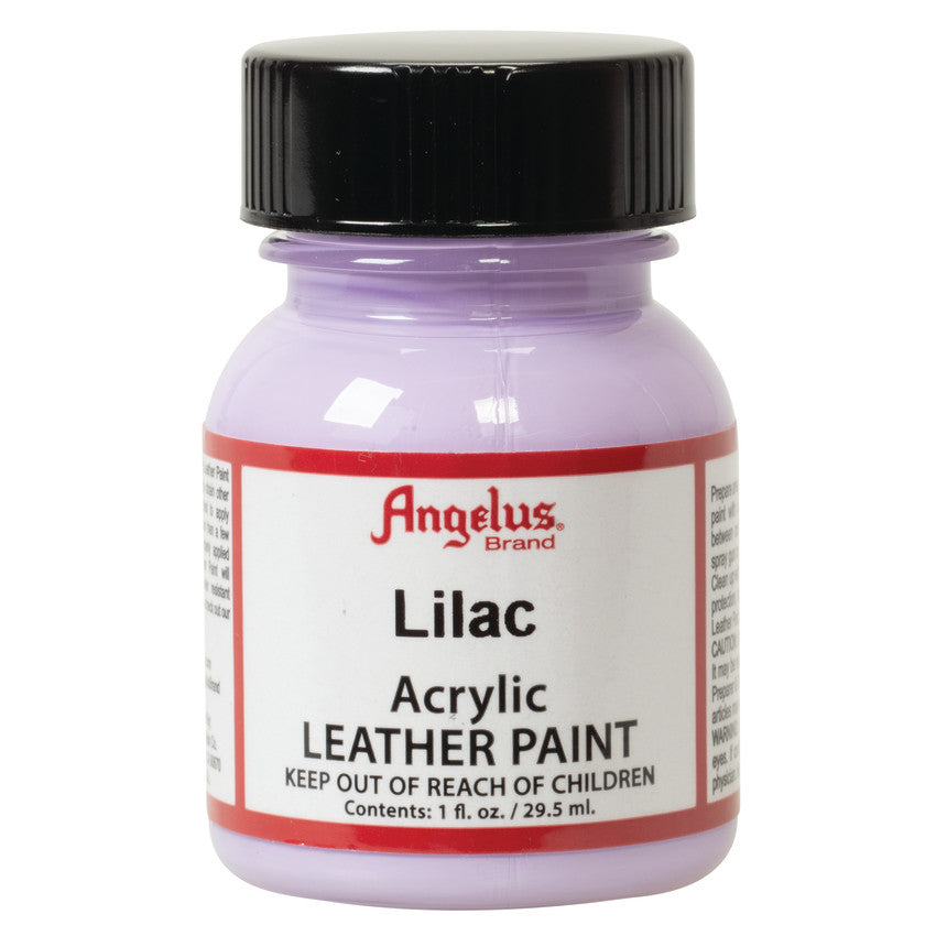 Angelus Acrylic Leather Paint - Flat Black, 1 oz