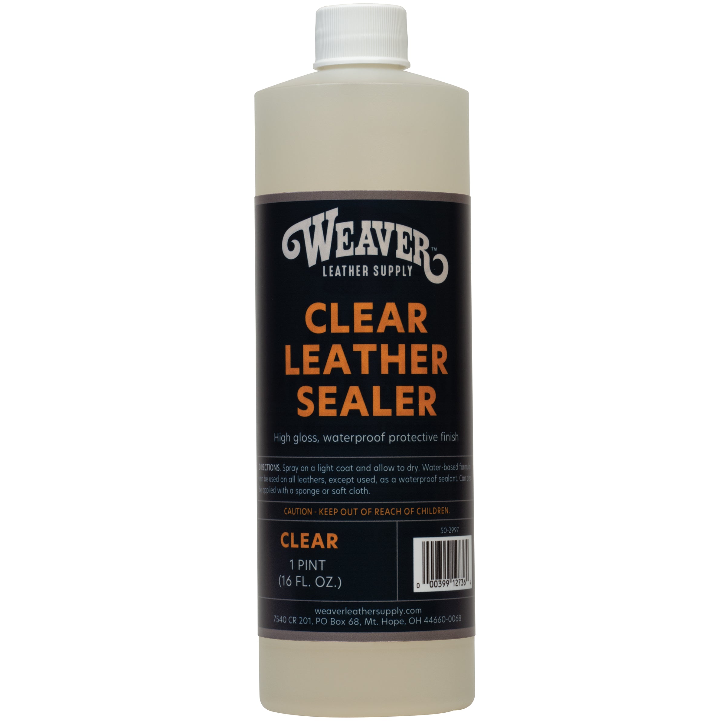 Clear Leather Sealer, Pint - Weaver Leather Supply