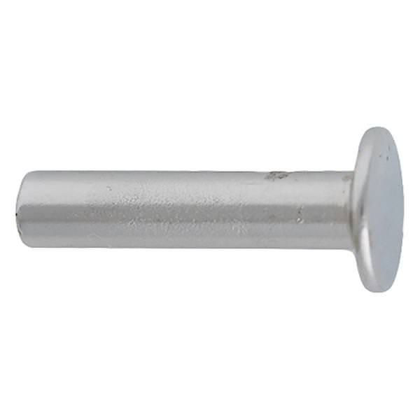 100-Pack of #104 Tubular Rivets, Nickel Plated
