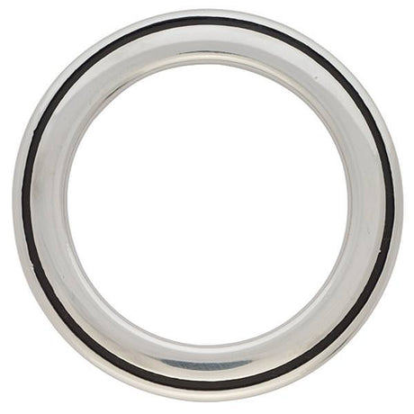 Jeremiah Watt Smooth and Grooved Breast Collar Ring, 2"
