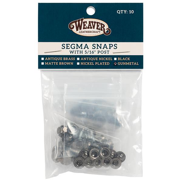 10-Pack of #2205 Segma Snaps - Weaver Leather Supply