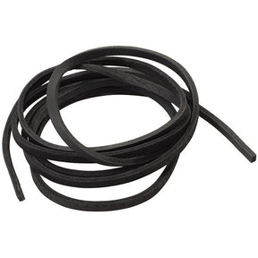 Chrome Tanned Leather Lace, Black, 3/16" x 72"