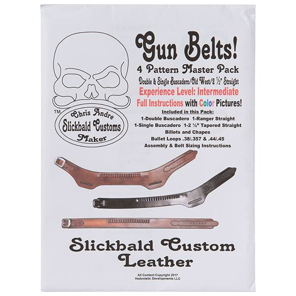 Gun Belt 4 Pattern Master Pack from Slickbald Custom Leather