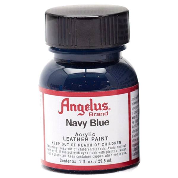 Angelus Acrylic Leather Paint - Navy, 1 oz