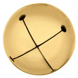 00119 Sleigh Bell, Solid Brass