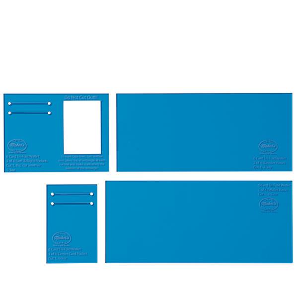 Tri-Fold Wallet Template Set by Maker's Leather Supply, 6-Slot