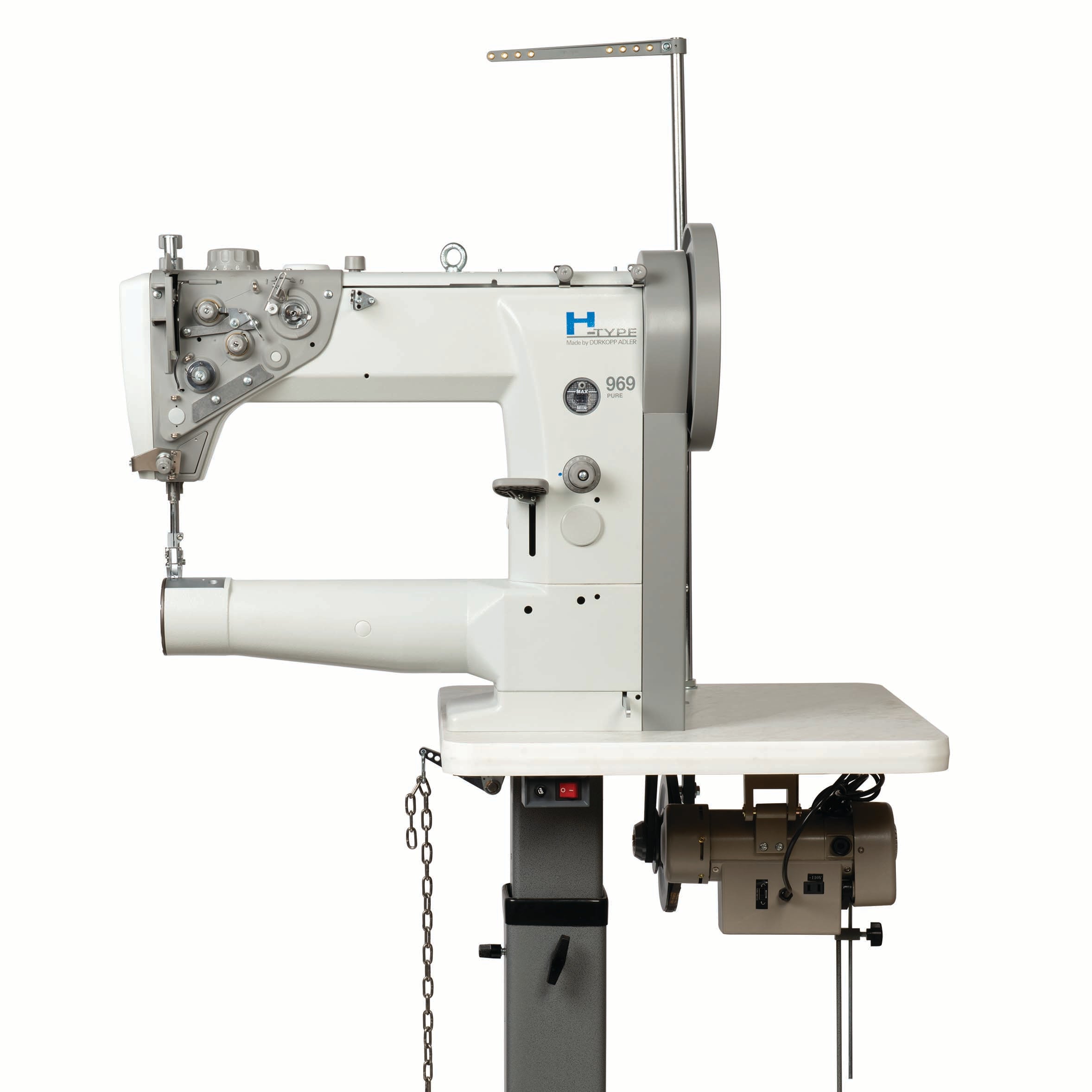 Adler 969 Pure Leather Sewing Machine, Complete w/ Stand – Weaver