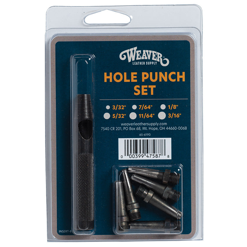Leather Punch Set With 7 Punch Sizes, Brettuns Village