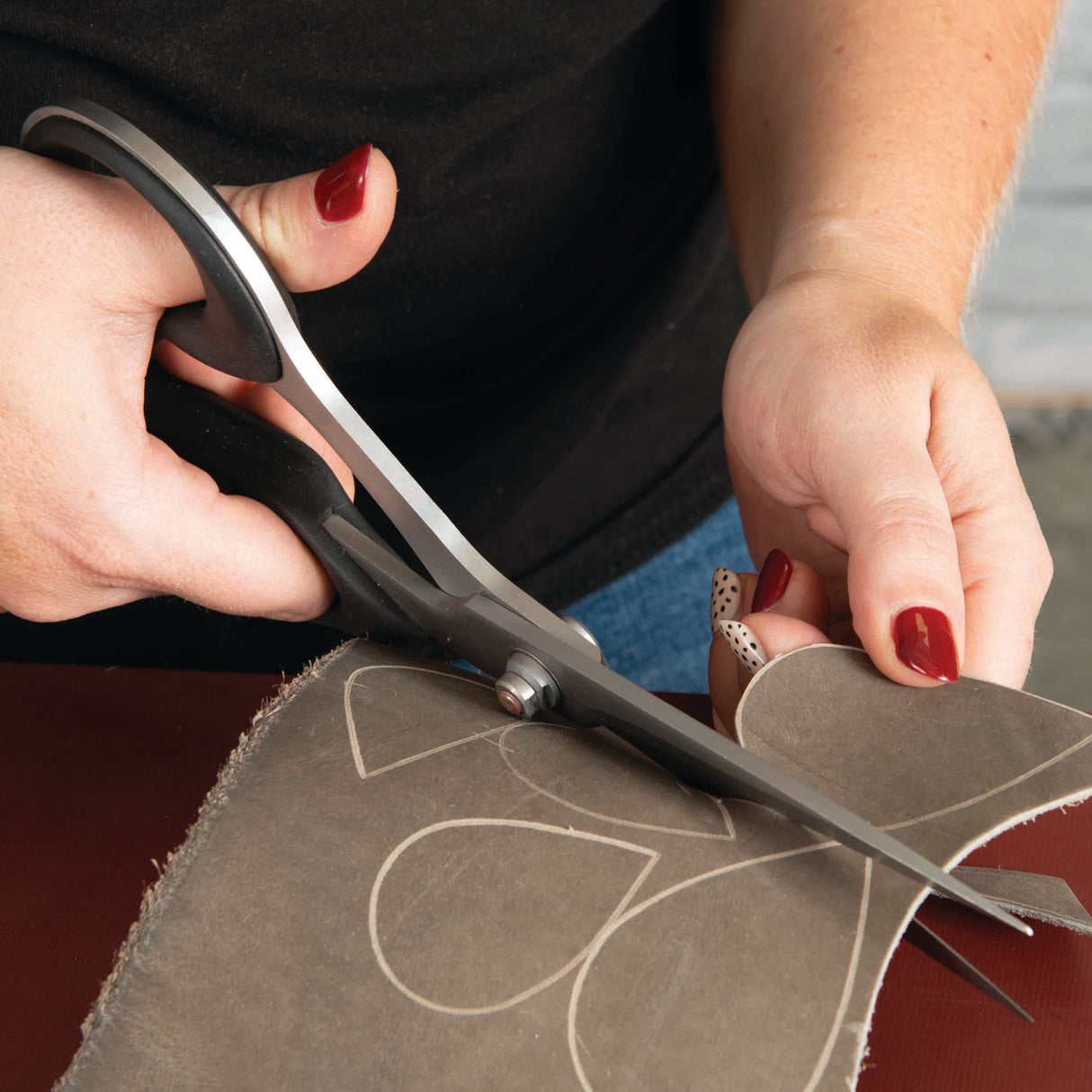 Weaver Leather Scissors, 10 inch, Carbon Steel