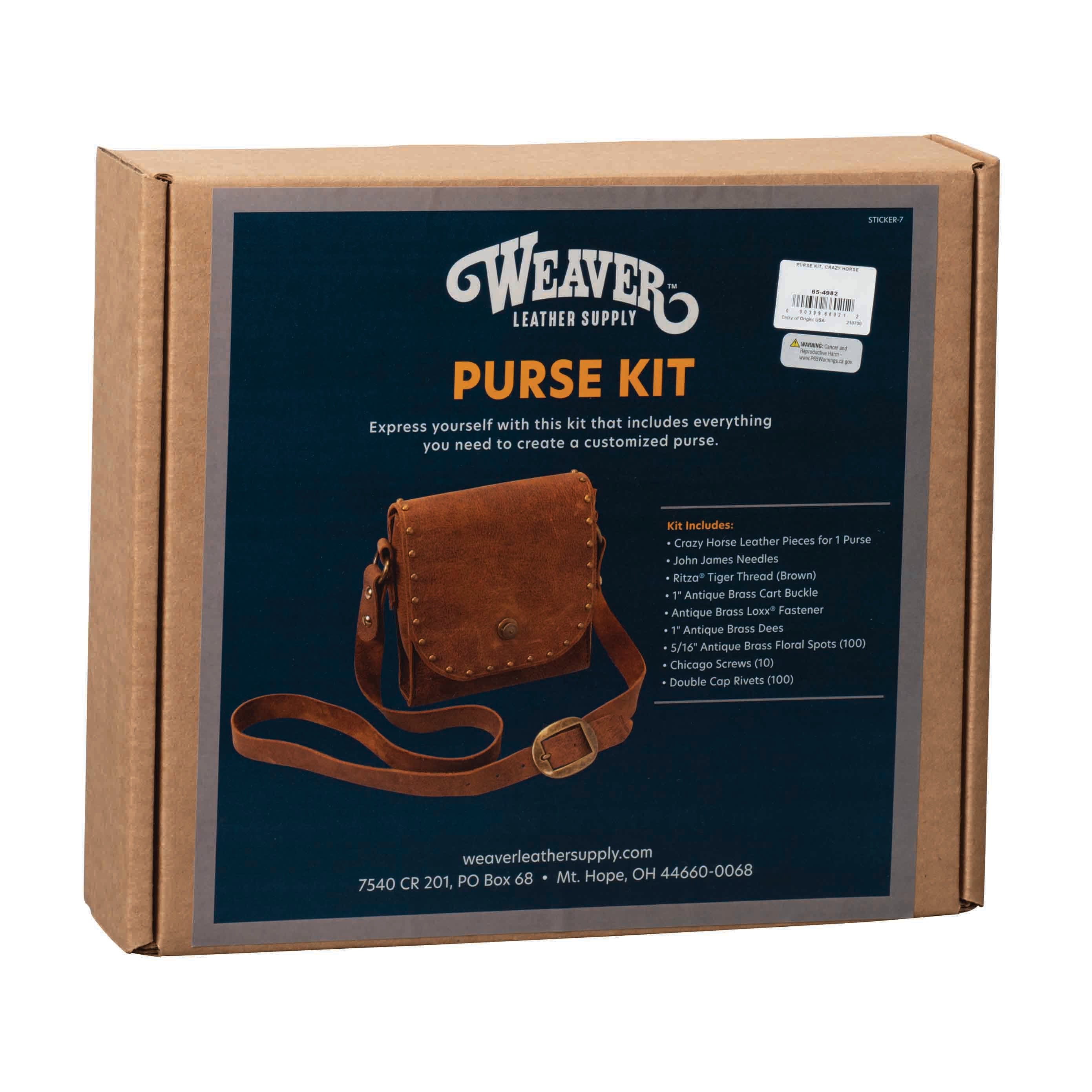 Purse Leathercrafting Kit - Weaver Leather Supply
