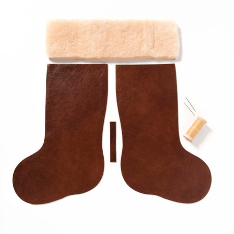 Leatherstocking Pattern Leather Christmas Stocking – Crafting Guide – Weaver Leather Supply