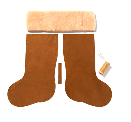 Leatherstocking Pattern Leather Christmas Stocking – Crafting Guide – Weaver Leather Supply
