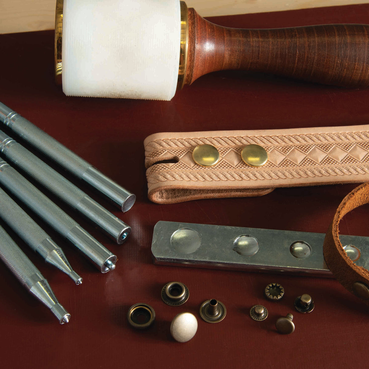 Leather Rivets, Snaps, Grommets, Eyelets & Setter Tools