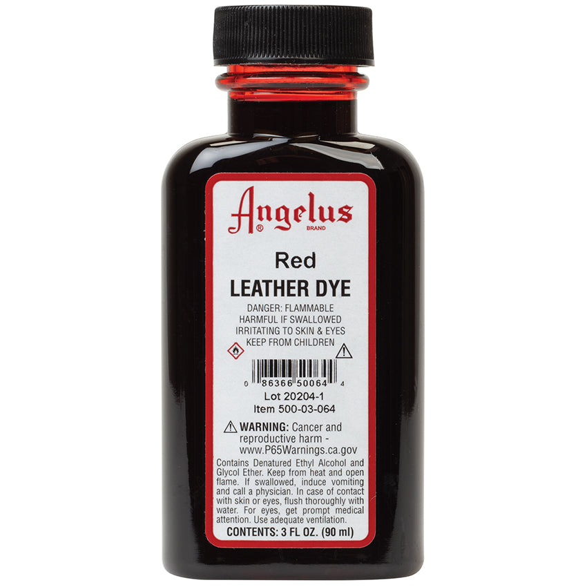 Angelus Magenta Leather Paint - 4oz - Fabric Paint - Dye & Paint