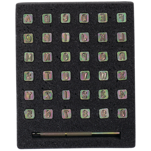 3/4 Alphabet Stamp Set - Weaver Leather Supply
