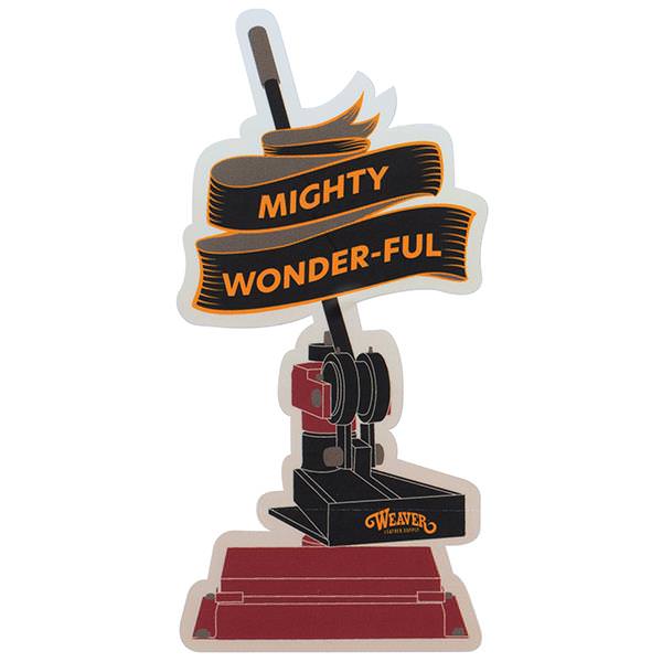 Weaver Leather Supply Mighty Wonder Sticker