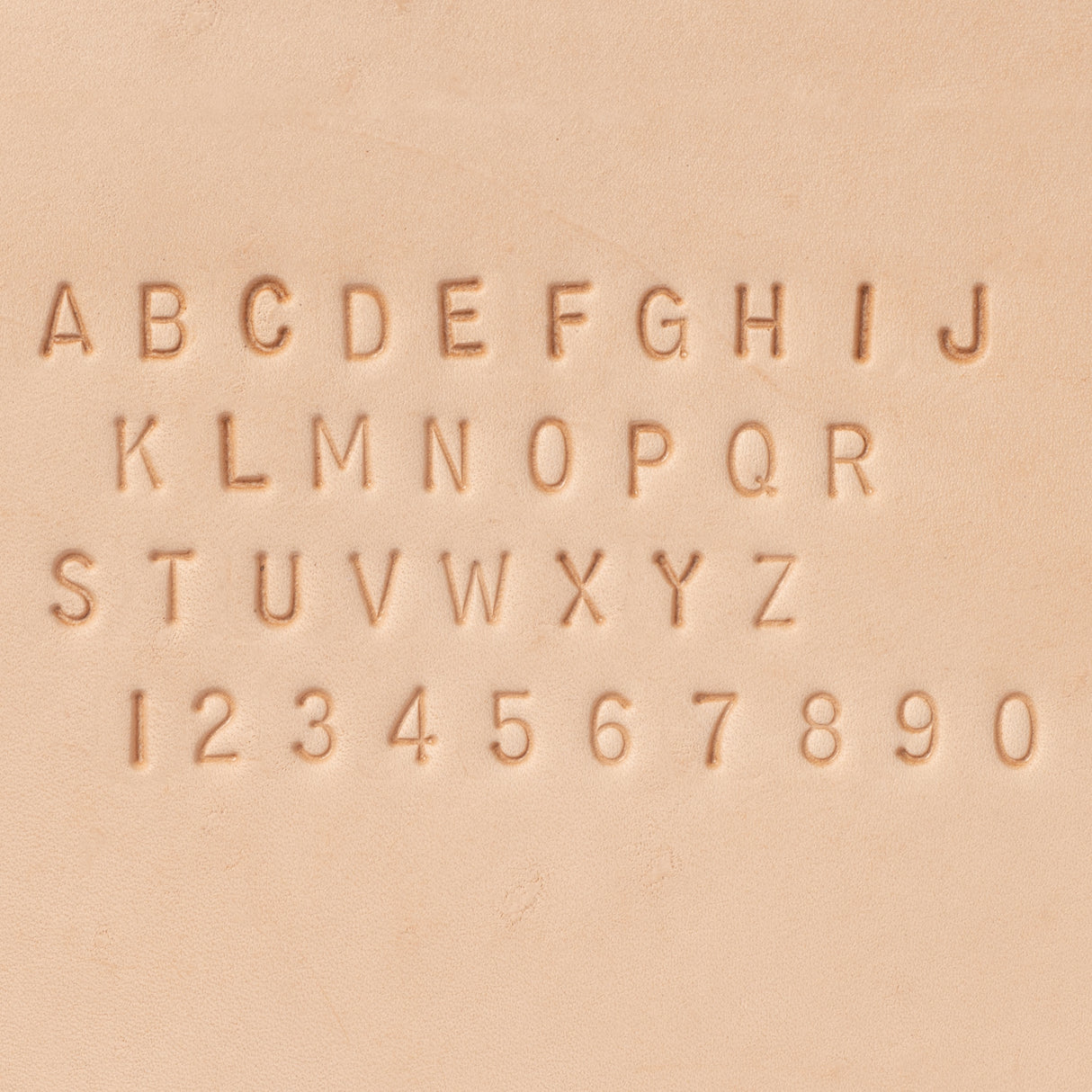 Alphabet/Number Set, 1/4 - Weaver Leather Supply