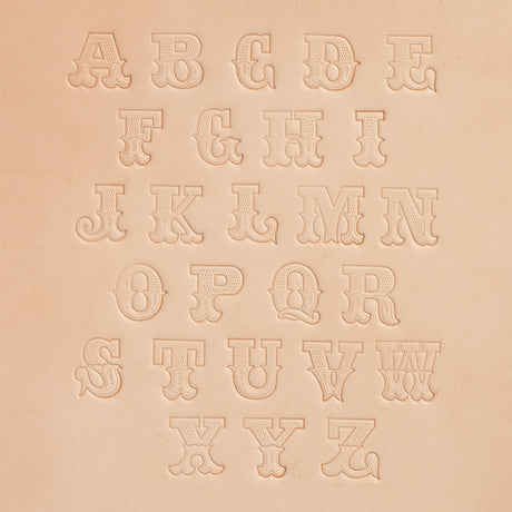 Leather Art Alphabet Stamping Set, 3/4"