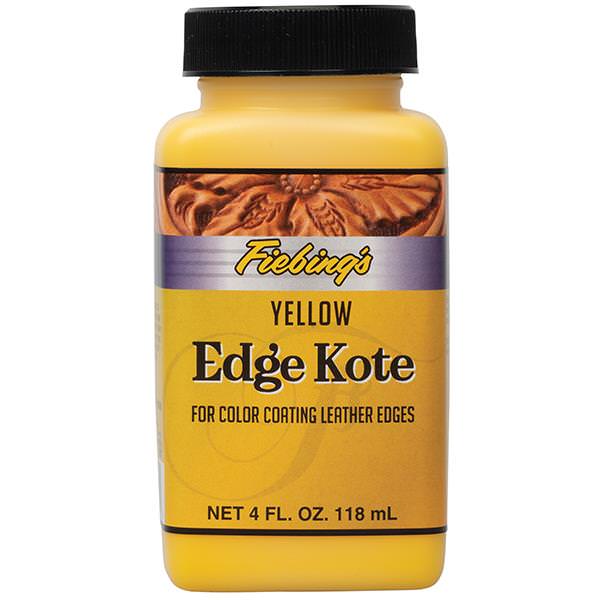 Fiebing's Edge Kote, 4 Oz. - Color Coats Leather Edges - Dark Brown