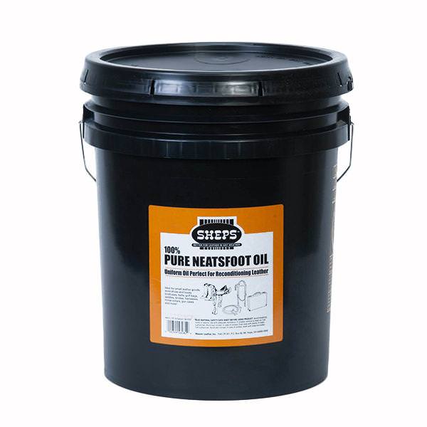 Sheps® 100% Pure Neatsfoot Oil 5 Gallons - Weaver Leather Supply