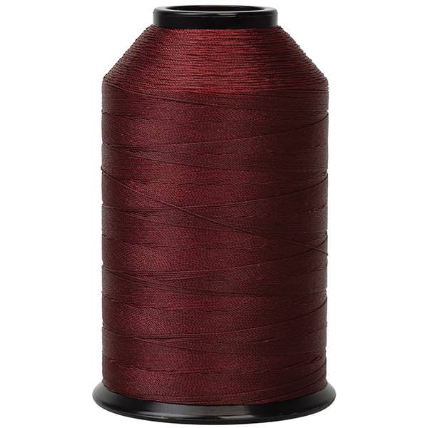 Red Yarn with Silver Metallic Thread - 3oz