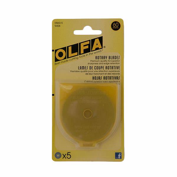 Olfa Rotary Blade 60mm 5/Pkg