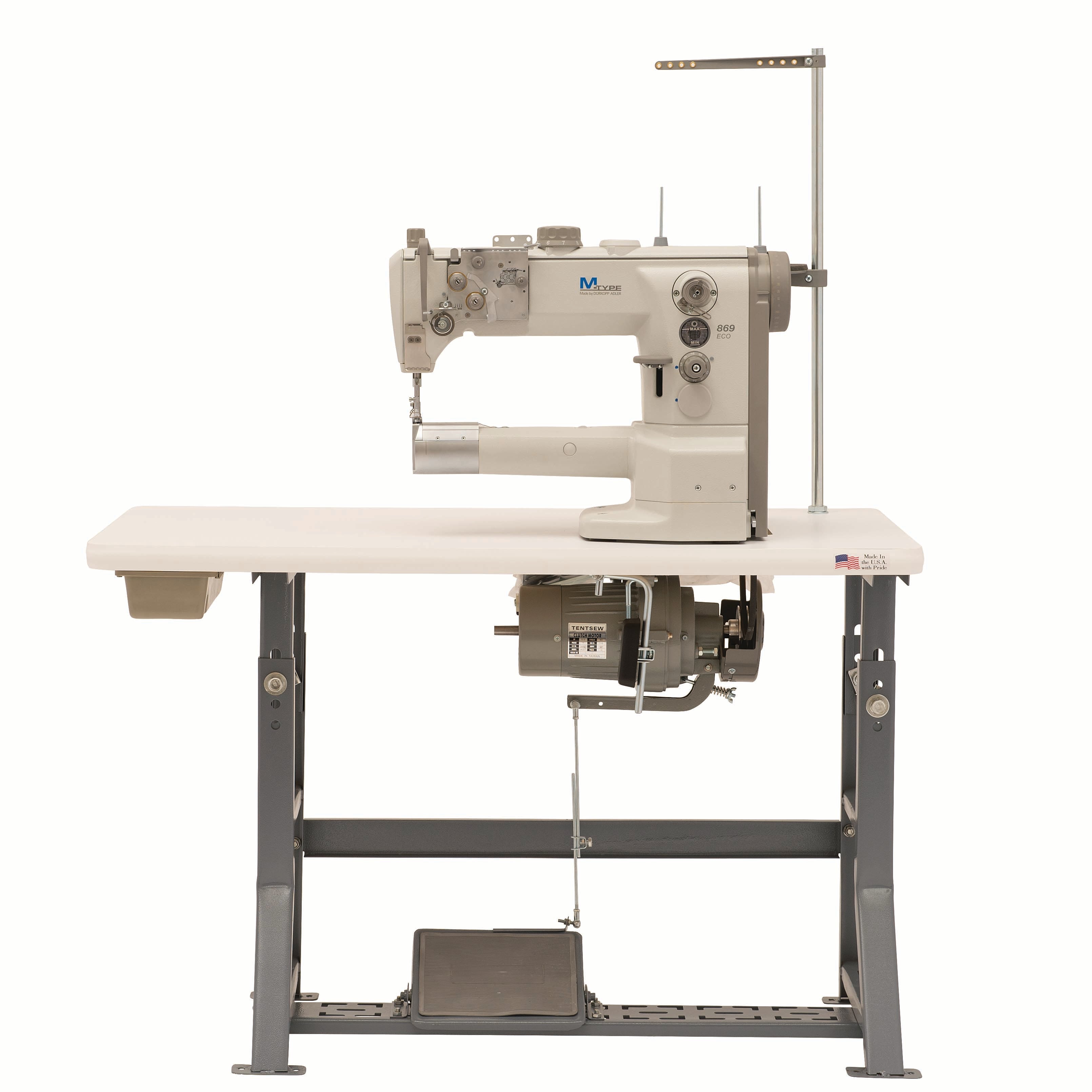 Adler 869 Cylinder Arm Sewing Machine, Complete with Stand