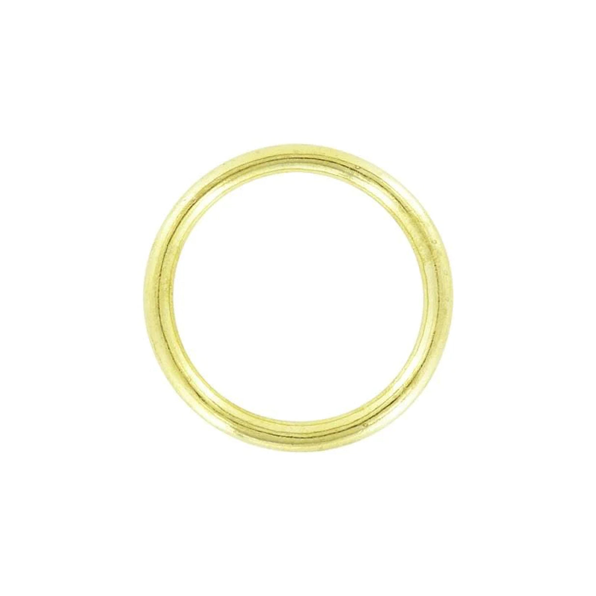 2" Shiny Brass, Cast Round Ring, Solid Brass, #P-839-2