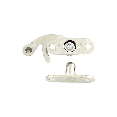 1 1/4" Nickel, Swing Lock Clasp, Zinc Alloy