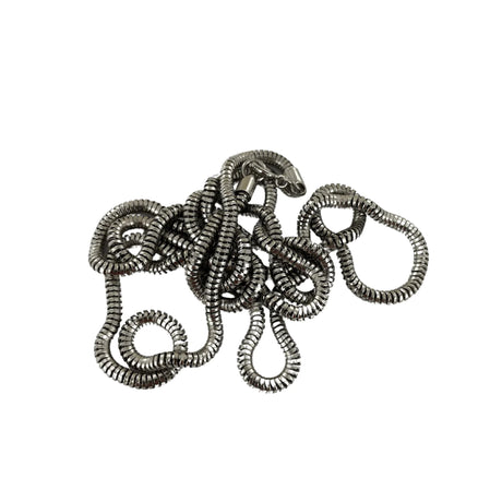 35 1/2" Silver, Chain Handle, Zinc Alloy, #P-1556-SILV