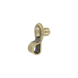 3/4" Antique Brass, Shoe Lace Eyelet Loop, Steel, #C-1566-ANTB