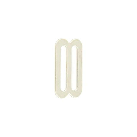 1" Nickel, Flat Stamped Double Loop, Tri Bar Slide, Steel