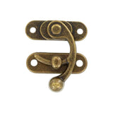 1 3/16" Antique Brass, Swing Lock Clasp, Zinc Alloy, #P-2434-ANTB