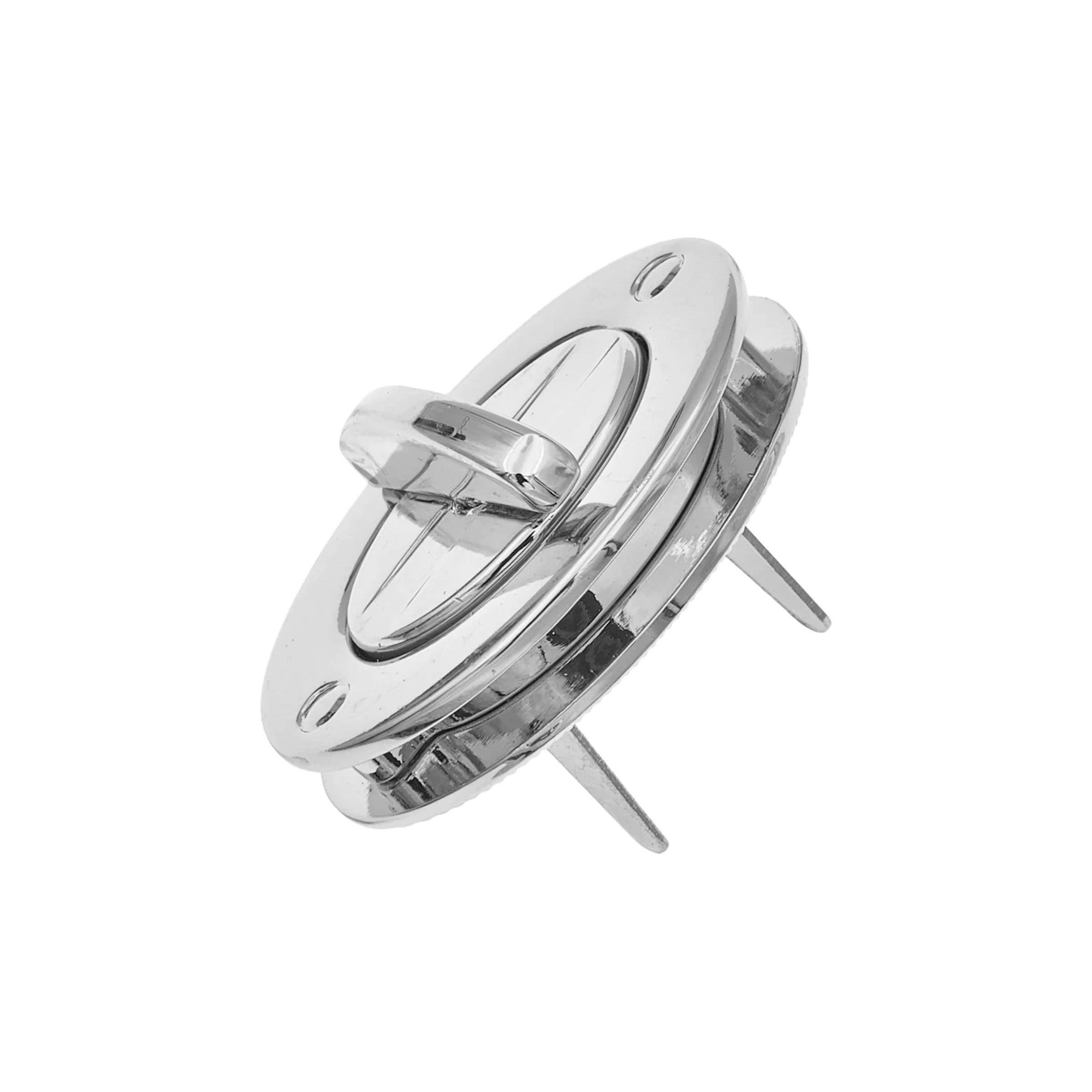 1 3/4" Shiny Nickel, Turn Lock, Zinc Alloy, P2777NIC