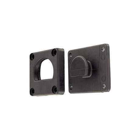 2" Black, Radio Swivel Clip, Plastic