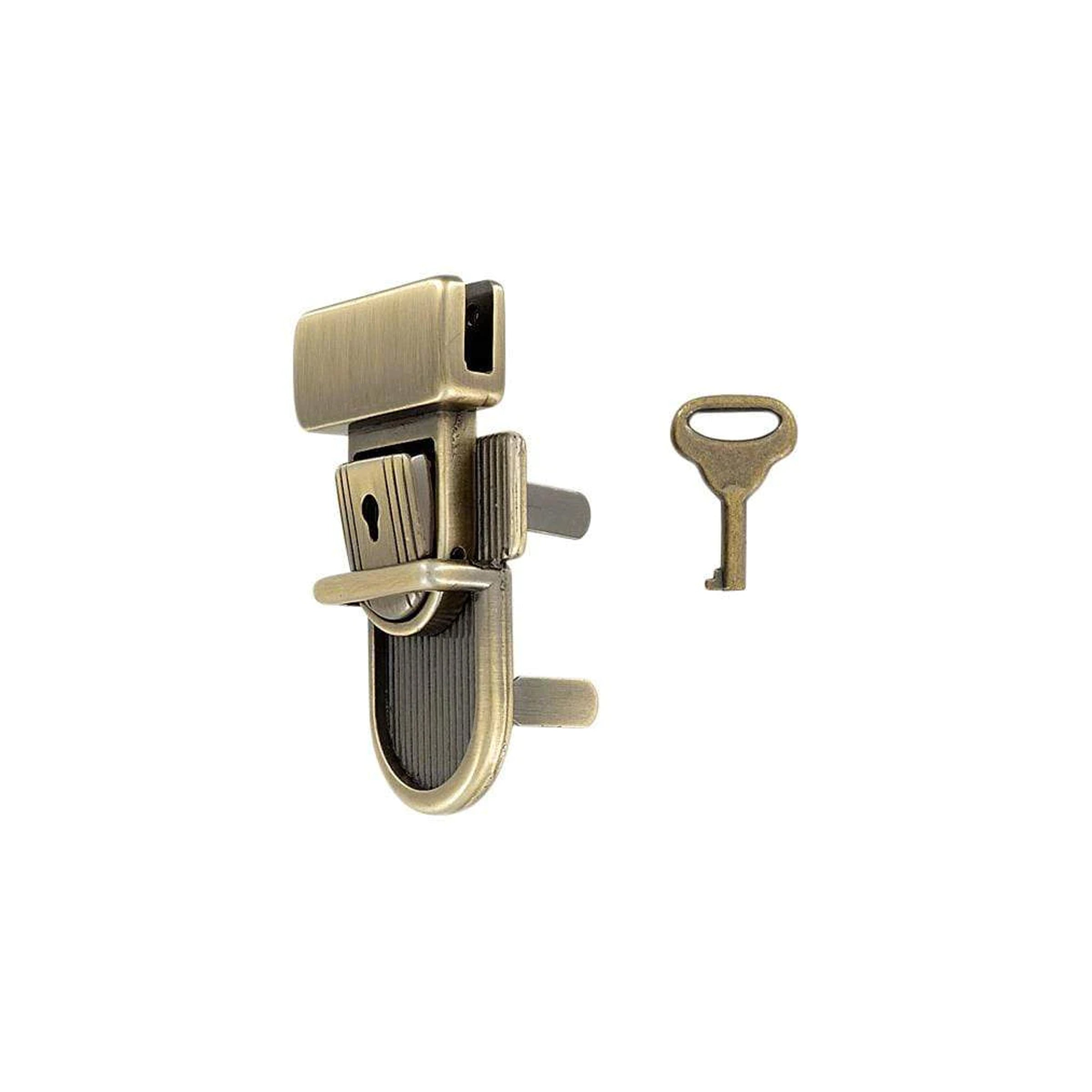 1 1/4" Antique Brass, Tuck Lock, Zinc Alloy, #L-2136-ANTB