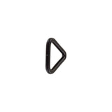 1" Matte Black, Welded Triangle Ring, Steel, #P-2375-BLK