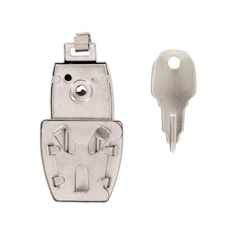 1 1/16" Chrome, Tuck Lock , Steel