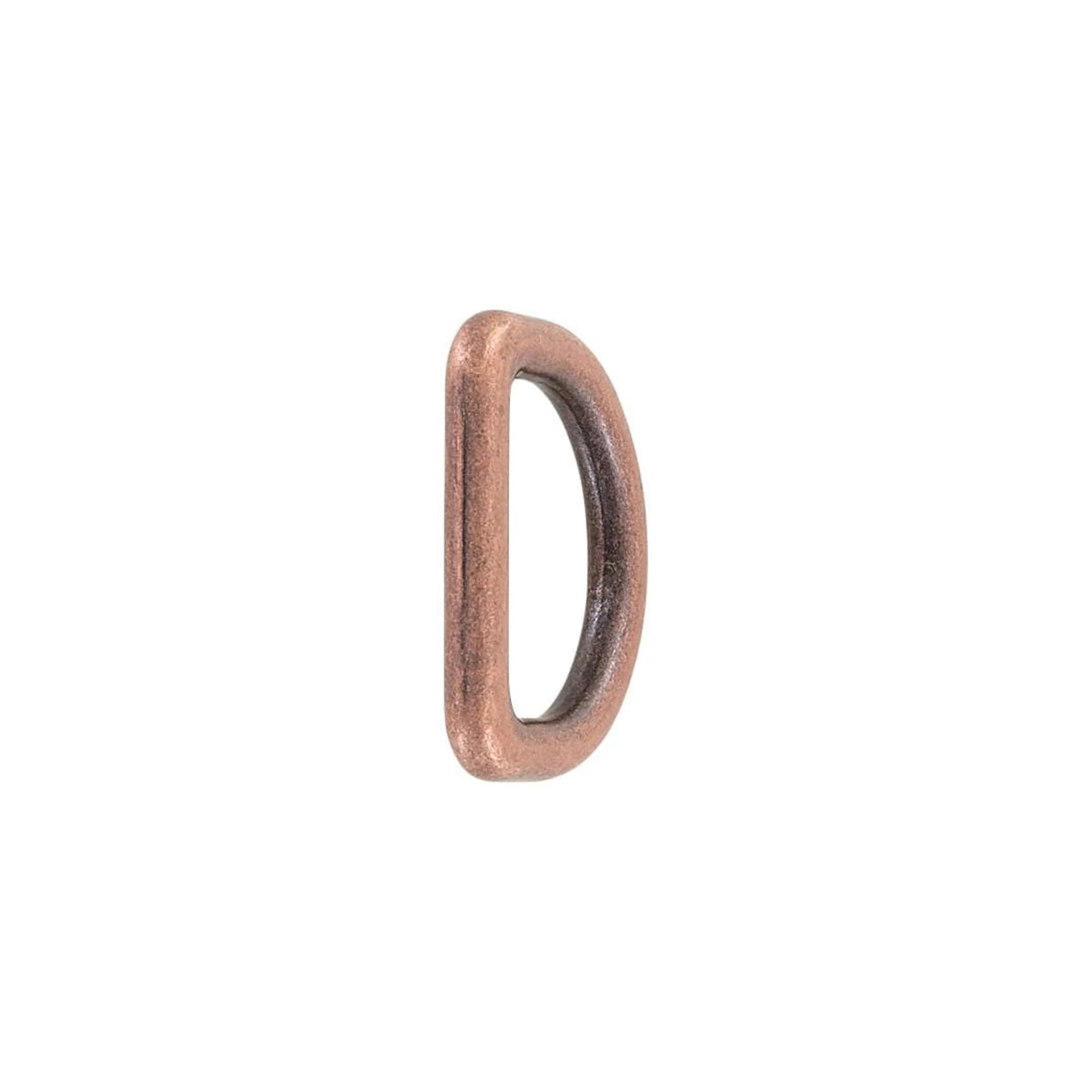 1" Antique Copper, Cast D-Ring, Zinc Alloy, #D-402-ANTC