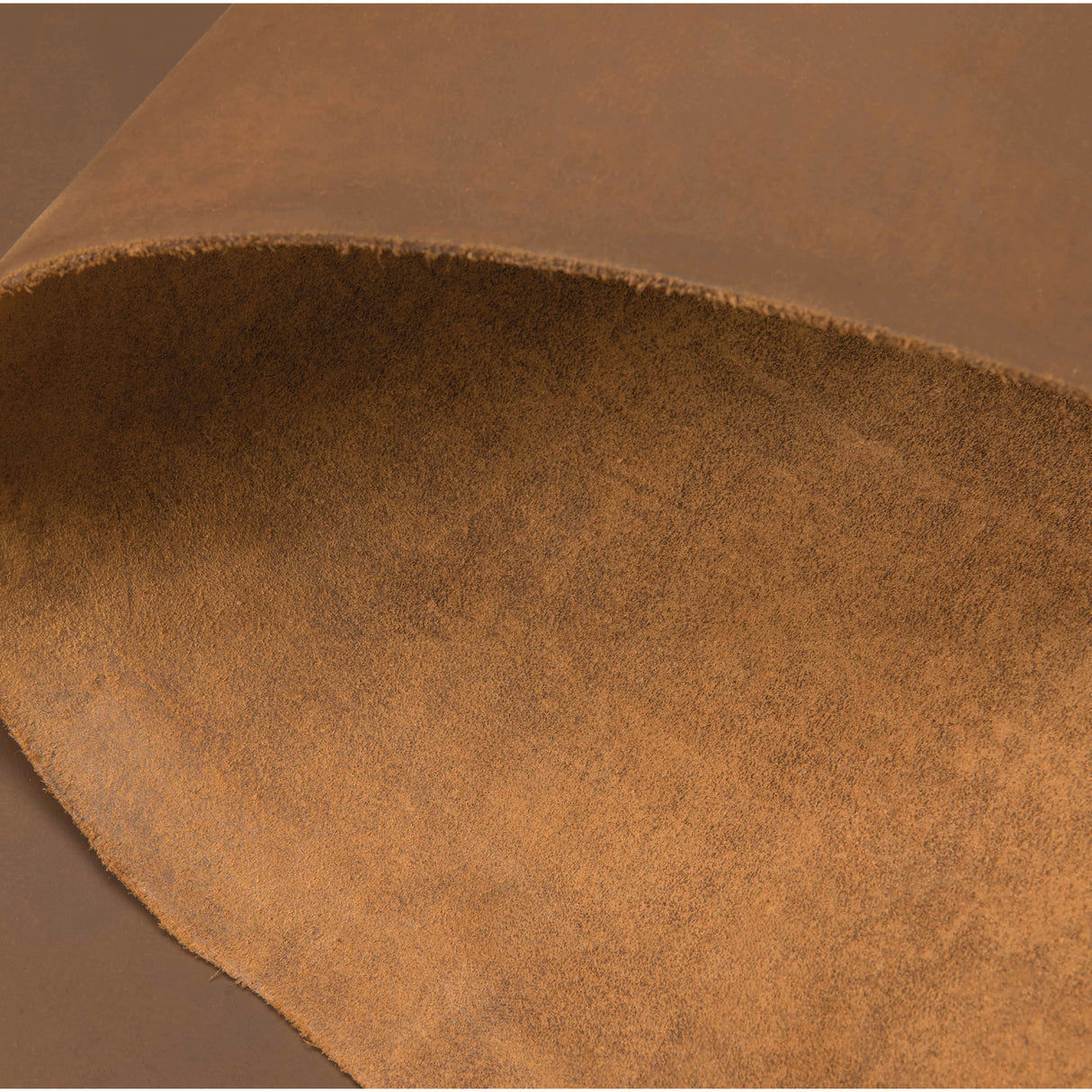 Matte Chrome Tanned Water Buffalo Leather, 5-6 oz., Bark Brown