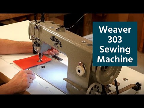 Weaver 303 Sewing Machine, Complete Stand & Servo Motor