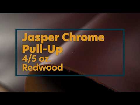 Jasper Chrome Pull-Up Leather Side, 4 to 5 oz.