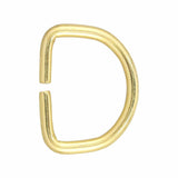 Ohio Travel Bag 1 1/2" Brass, Split D ring, Solid brass, #D-409-SB D-409-SB