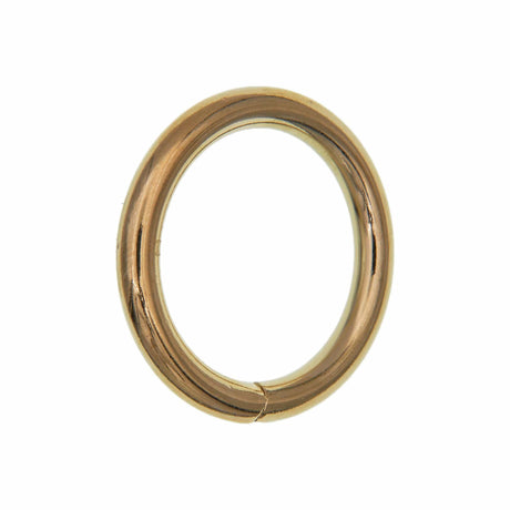 Ohio Travel Bag 1 1/2" Brass, Welded Round Ring, Steel, #P-2236-BP P-2236-BP