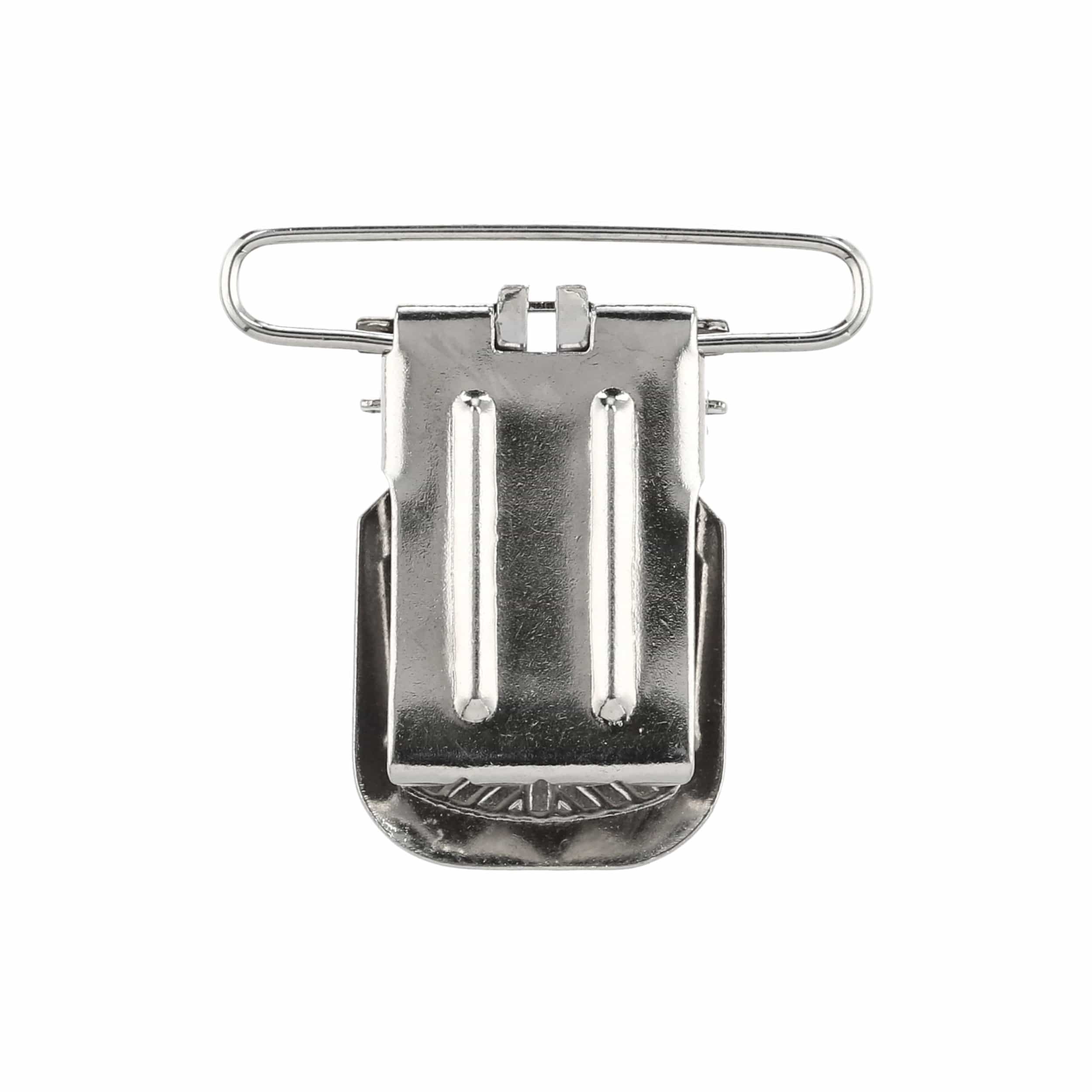 Ohio Travel Bag 1 1/2" Nickel,  Suspender Clip, Steel, #C-1269-112-NP C-1269-112-NP