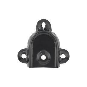 Ohio Travel Bag 1 1/4" Black, Rigid Spade Trunk Handle End Cap, Steel, #G-13-BLK G-13-BLK